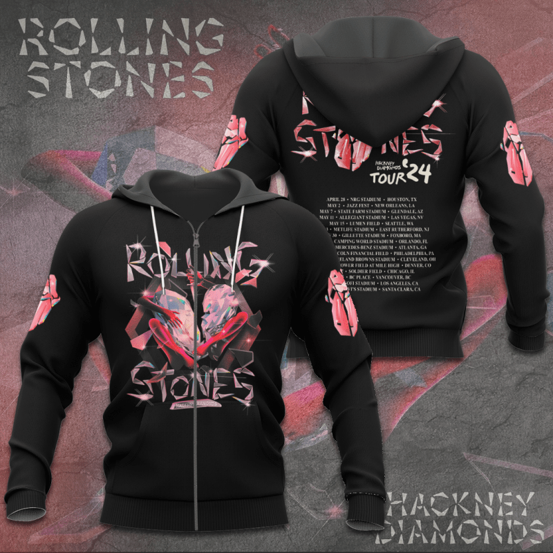 The Rolling Stones Apparels TANTN4782 zip hoodie The Rolling Stones Combo 3D Apparels IFDDCLEC0035 Idea Fanatic