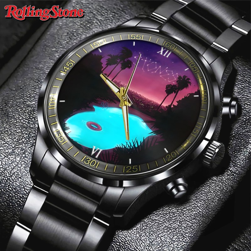 The Rolling Stones Black Stainless Steel Watch ANHNV4947 Yuna The Rolling Stones Black Stainless Steel Watch IFDDWCH0007 Idea Fanatic