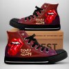 The Rolling Stones Canvas High Top Shoes 2 MAITM4935 The Rolling Stones Premium High Top Canvas Shoes IFDDHTCS0011 Idea Fanatic