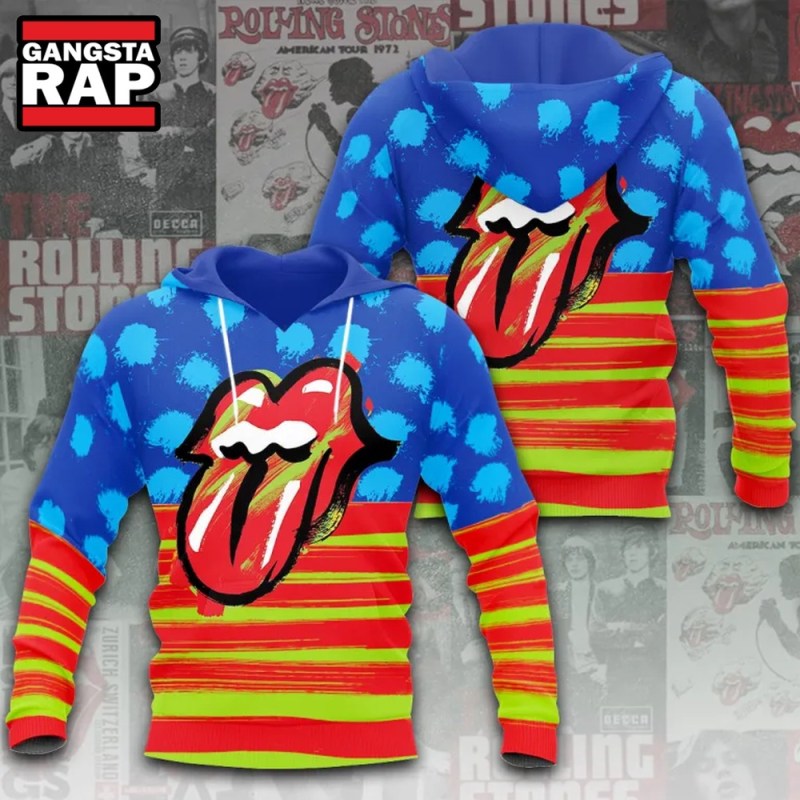 The Rolling Stones Funny Logo Music Band Hoodie The Rolling Stones Funny Logo Music Band Hoodie IFDDHD0194 Idea Fanatic