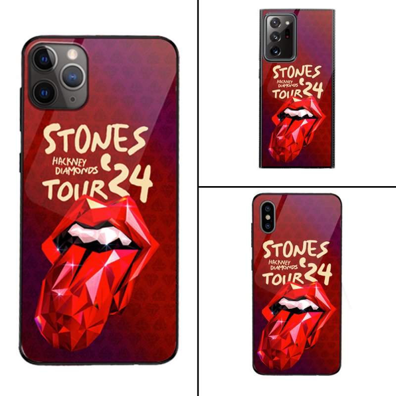 The Rolling Stones Glass Phonecase 5 MAITM4931 1 The Rolling Stones Premium Printed Phone Case IFDDPC0006 Idea Fanatic