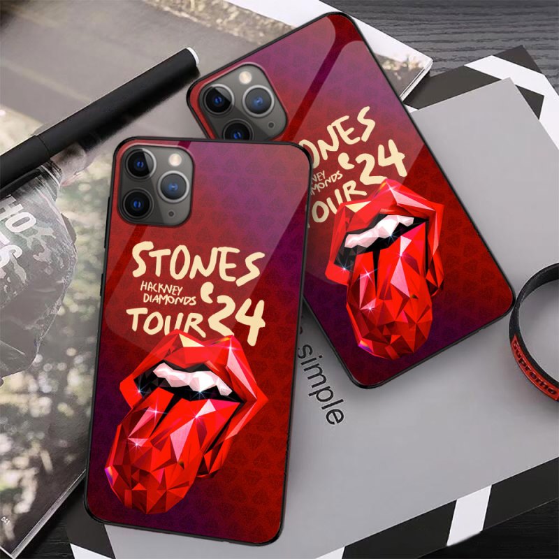 The Rolling Stones Glass Phonecase MAITM4931 The Rolling Stones Premium Printed Phone Case IFDDPC0006 Idea Fanatic