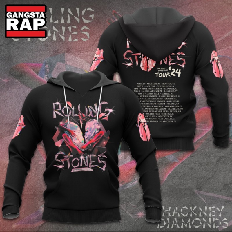 The Rolling Stones Hackney Diamonds Tour 2024 Schedule Hoodie The Rolling Stones Hackney Diamonds Tour 2024 Schedule Hoodie IFDDHD0192 Idea Fanatic