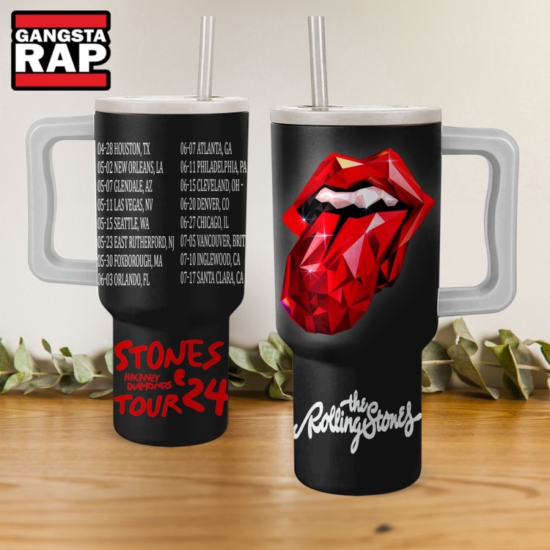 The Rolling Stones Hackney Diamonds Tour 24 Stanley Tumbler 40oz The Rolling Stones Hackney Diamonds Tour Stanley Tumbler 40oz IFDD40OZ0038 Idea Fanatic