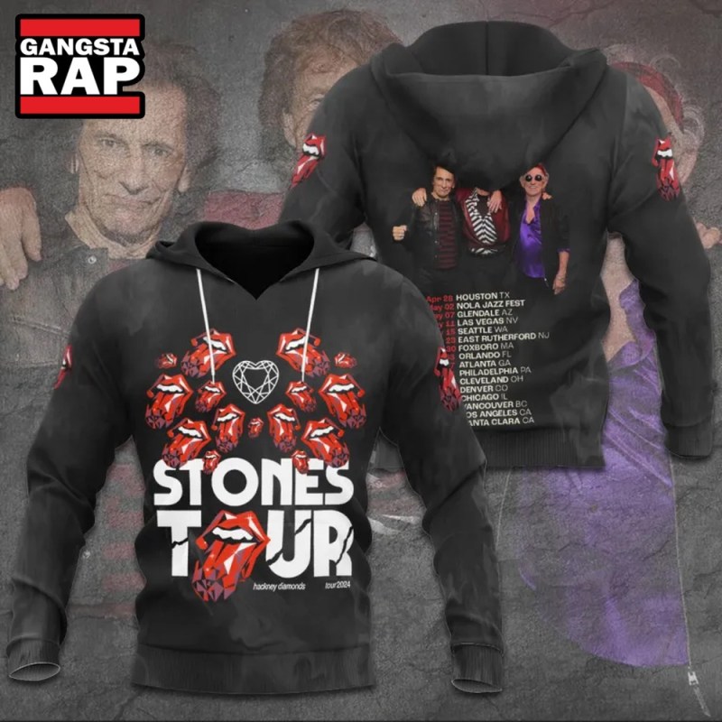 The Rolling Stones Hackney Diamonds Tour Dates Hoodie The Rolling Stones Hackney Diamonds Tour Dates Hoodie IFDDHD0189 Idea Fanatic