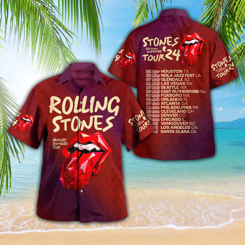 The Rolling Stones Hawaii Shirt MAITM6758 The Rolling Stones Premium 3D Hawaiian Shirt IFDDHWS0003 Idea Fanatic