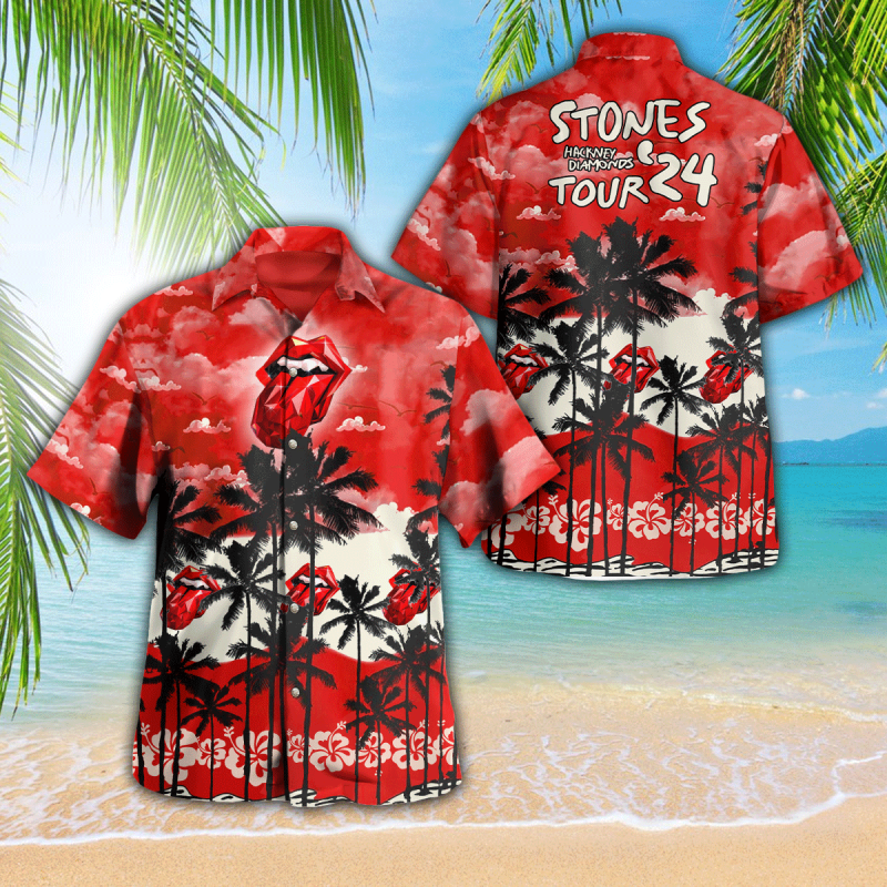 The Rolling Stones Hawaii Shirt MAITM6860 The Rolling Stones Premium 3D Hawaiian Shirt IFDDHWS0004 Idea Fanatic