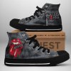 The Rolling Stones High Top Shoes TANTN7582 mk2 The Rolling Stones Premium High Top Canvas Shoes IFDDHTCS0015 Idea Fanatic