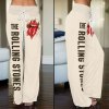 The Rolling Stones High Waisted Straight Leg Trousers MAITM6854 The Rolling Stones High-Waisted Straight-Leg Trousers IFDDHST0007 Idea Fanatic