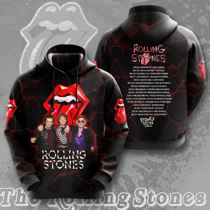 The Rolling Stones Hoodie NGHIAVT1611 PANH The Rolling Stones Combo 3D Apparels IFDDCLEC0043 Idea Fanatic