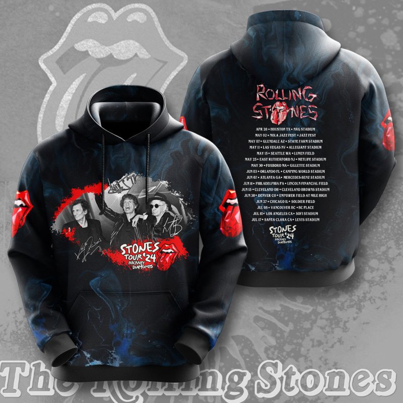 The Rolling Stones Hoodie NGHIAVT1612 PANH The Rolling Stones Combo 3D Apparels IFDDCLEC0044 Idea Fanatic