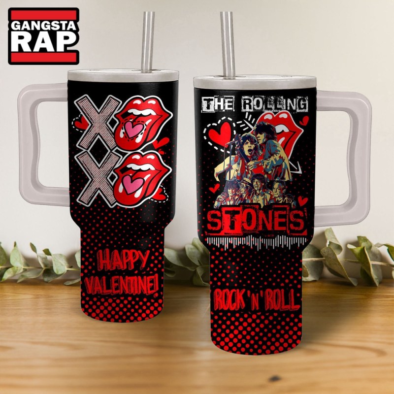 The Rolling Stones Rock N Roll Stanley Tumbler 40oz The Rolling Stones Rock N Roll Stanley Tumbler 40oz IFDD40OZ0036 Idea Fanatic