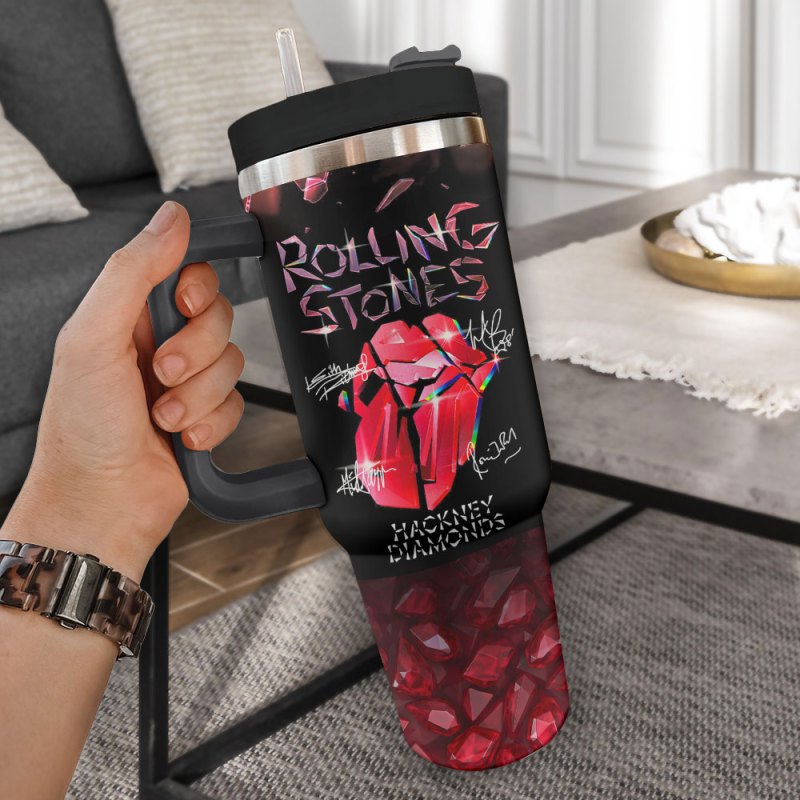 The Rolling Stones Stanley Tumbler ANHNV4292 PANH 3 The Rolling Stones Personalized 40oz Stanley Tumbler IFDD40OZ0154 Idea Fanatic