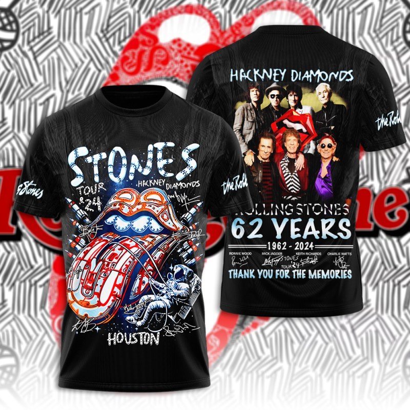 The Rolling Stones Tshirt HUANNM5070 Yuna The Rolling Stones Combo 3D Apparels IFDDCLEC0066 Idea Fanatic