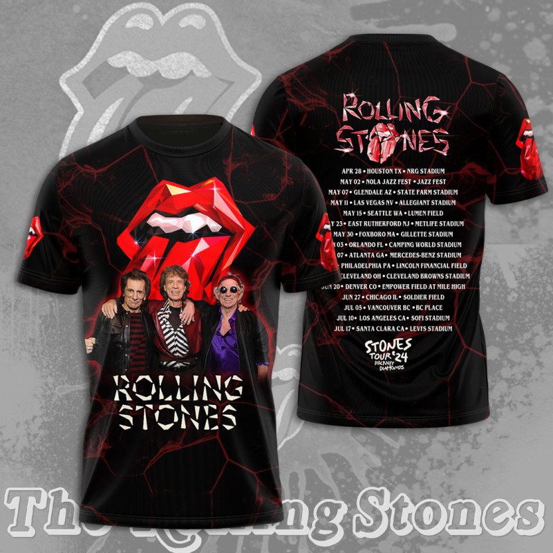 The Rolling Stones Tshirt Hoodie NGHIAVT1611 PANH The Rolling Stones Combo 3D Apparels IFDDCLEC0043 Idea Fanatic