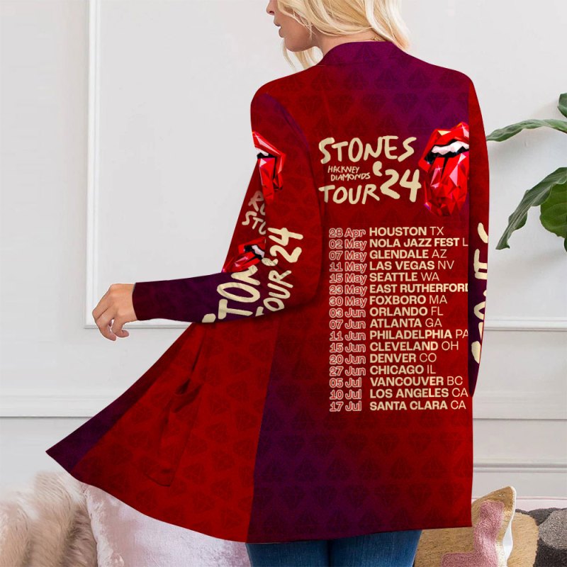 The Rolling Stones Women s Patch Pocket Cardigan MAITM6708 The Rolling Stones Women’s Patch Pocket Cardigan IFDDPPC0004 Idea Fanatic