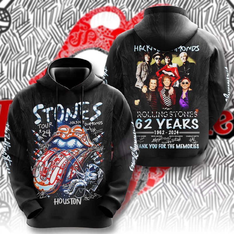 The Rolling Stones hoodie HUANNM5070 Yuna The Rolling Stones Combo 3D Apparels IFDDCLEC0066 Idea Fanatic