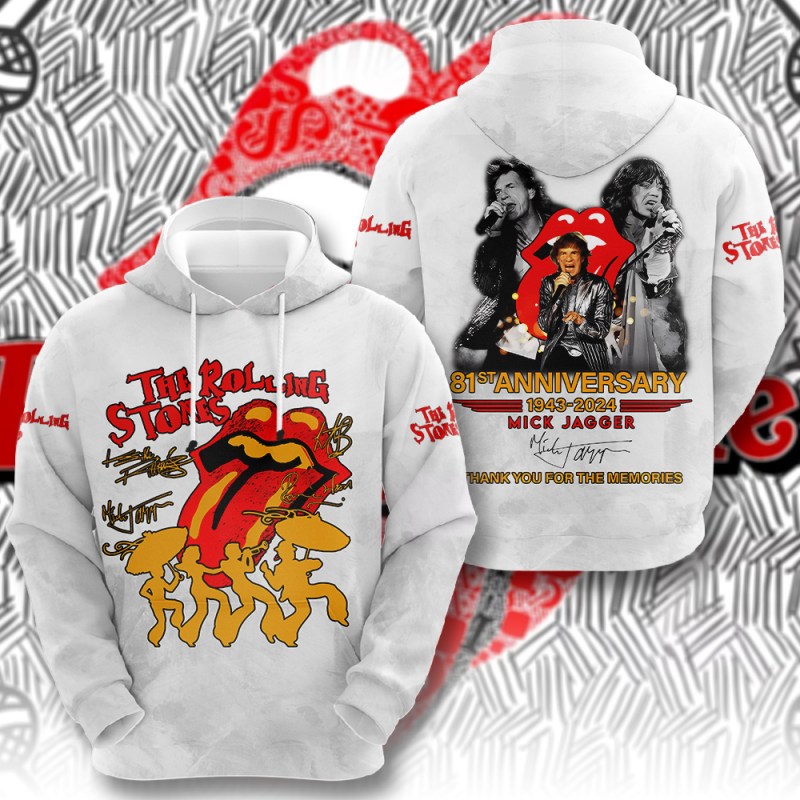 The Rolling Stones hoodie HUANNM5071 Yuna The Rolling Stones Combo 3D Apparels IFDDCLEC0067 Idea Fanatic