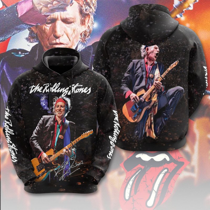 The Rolling Stones x Keith Richards 3D Apparel MAITM7179 HOODIE The Rolling Stones x Keith Richards Combo 3D Apparels IFDDCLEC0089 Idea Fanatic