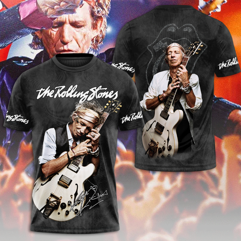 The Rolling Stones x Keith Richards 3D Apparel MAITM7209 The Rolling Stones x Keith Richards Combo 3D Apparels IFDDCLEC0090 Idea Fanatic