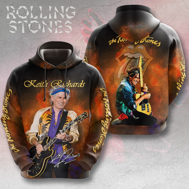 The Rolling Stones x Keith Richards Hoodie MAITM7402 Linh The Rolling Stones x Keith Richards Combo 3D Apparels IFDDCLEC0097 Idea Fanatic