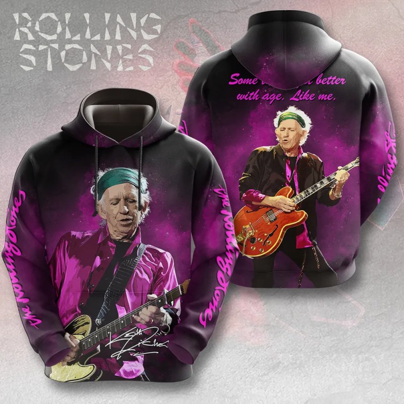 The Rolling Stones x Keith Richards Hoodie MAITM7404 Linh The Rolling Stones x Keith Richards Combo 3D Apparels IFDDCLEC0098 Idea Fanatic