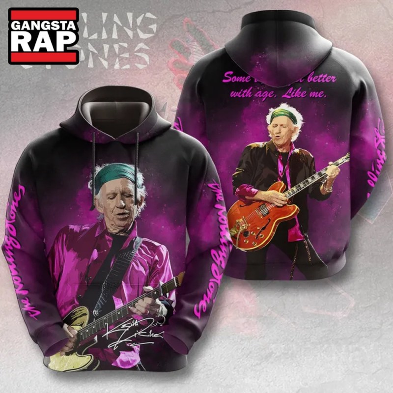 The Rolling Stones x Keith Richards Signature Hoodie The Rolling Stones x Keith Richards Signature Hoodie IFDDHD0178 Idea Fanatic