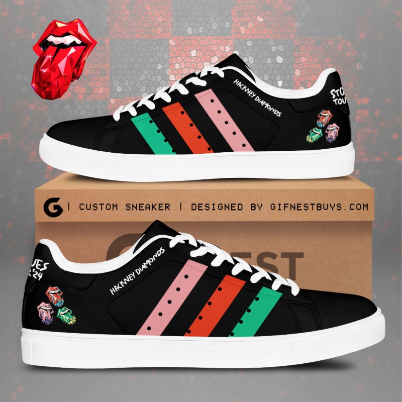 The Rollings Stones Stan Smith Shoes ANHNV4374 PANH 1 The Rolling Stones Custom Stan Smith Shoes IFDDSS0004 Idea Fanatic