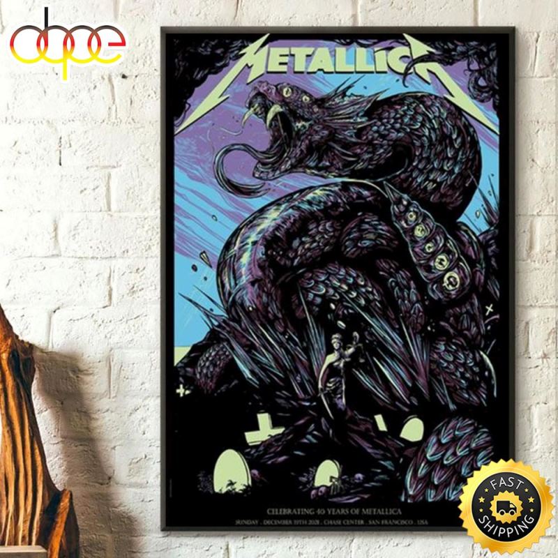 The M72 Metallica 40 Year Anniversary Poster Metallica Tour Poster neu6le The M72 Metallica 40-Year Anniversary Poster Metallica Tour Poster IDF158248 Idea Fanatic