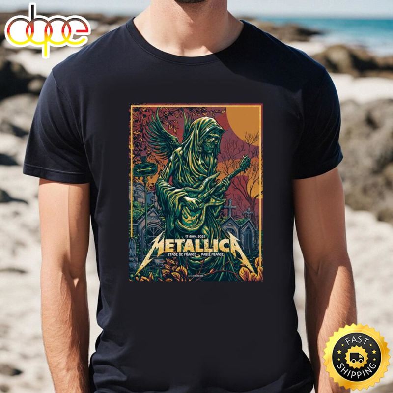 The Metallica World Tour No Repeat Weekend M72 Paris Met On Tour Metallica T Shirt cliel2 The Metallica World Tour No Repeat Weekend M72 Paris Met On Tour Metallica T-Shirt IDF158221 Idea Fanatic