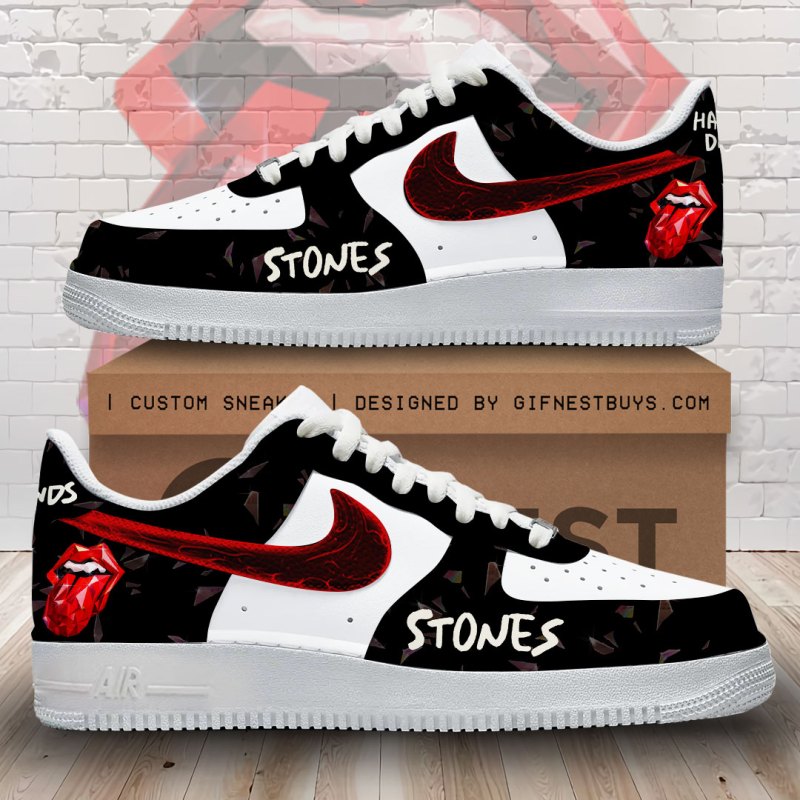 The Rolling Stone Air Force 1 Sneaker TANTN6806 Hanh 1 The Rolling Stones Premium AF1 Sneakers IFDDAF10195 Idea Fanatic