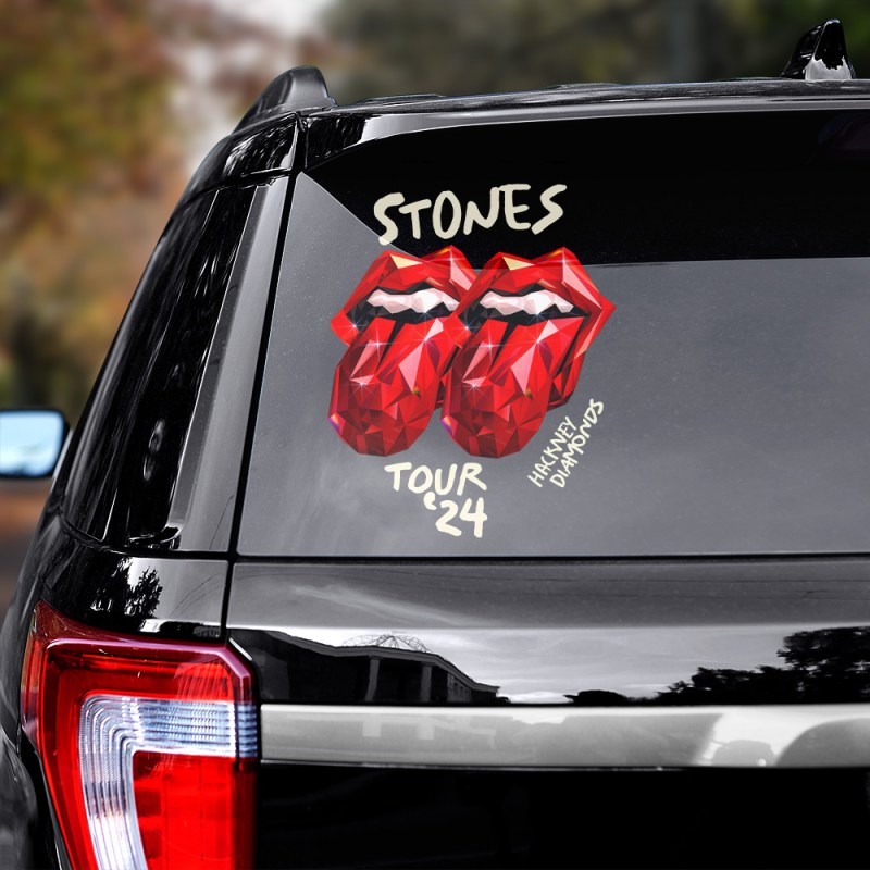 The Rolling Stones 3D Decal TANTN4041 mk1 The Rolling Stones 3D Printed Car Decal IFDDSTK0002 Idea Fanatic