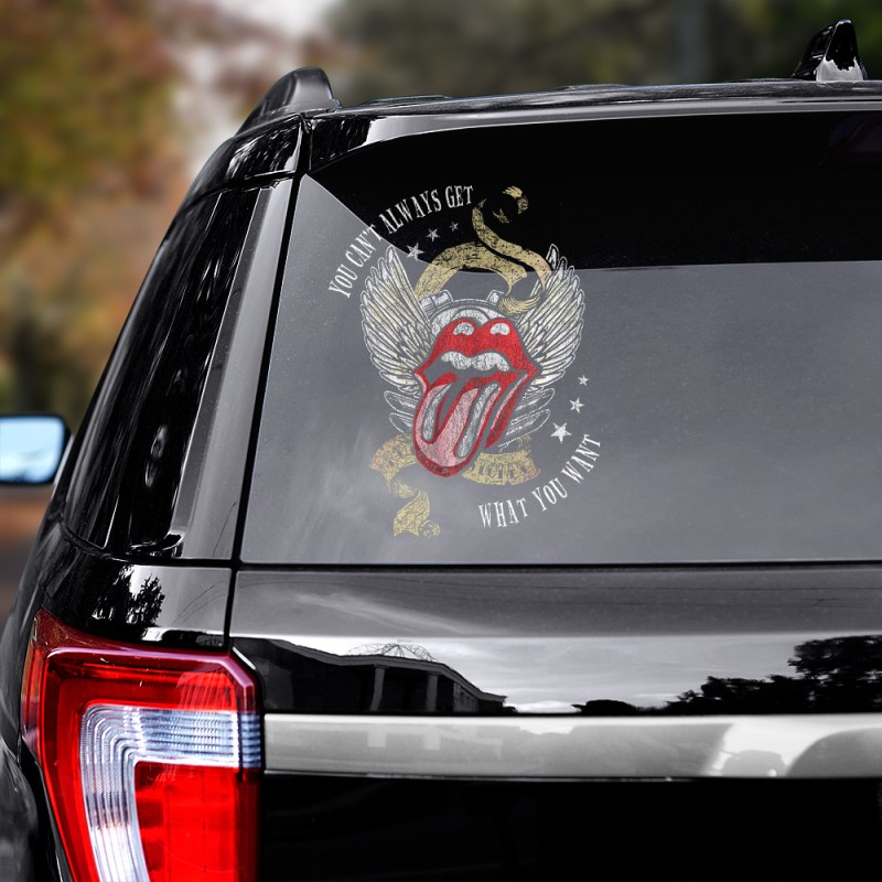 The Rolling Stones 3D Decal TANTN4043 mk1 The Rolling Stones 3D Printed Car Decal IFDDSTK0004 Idea Fanatic