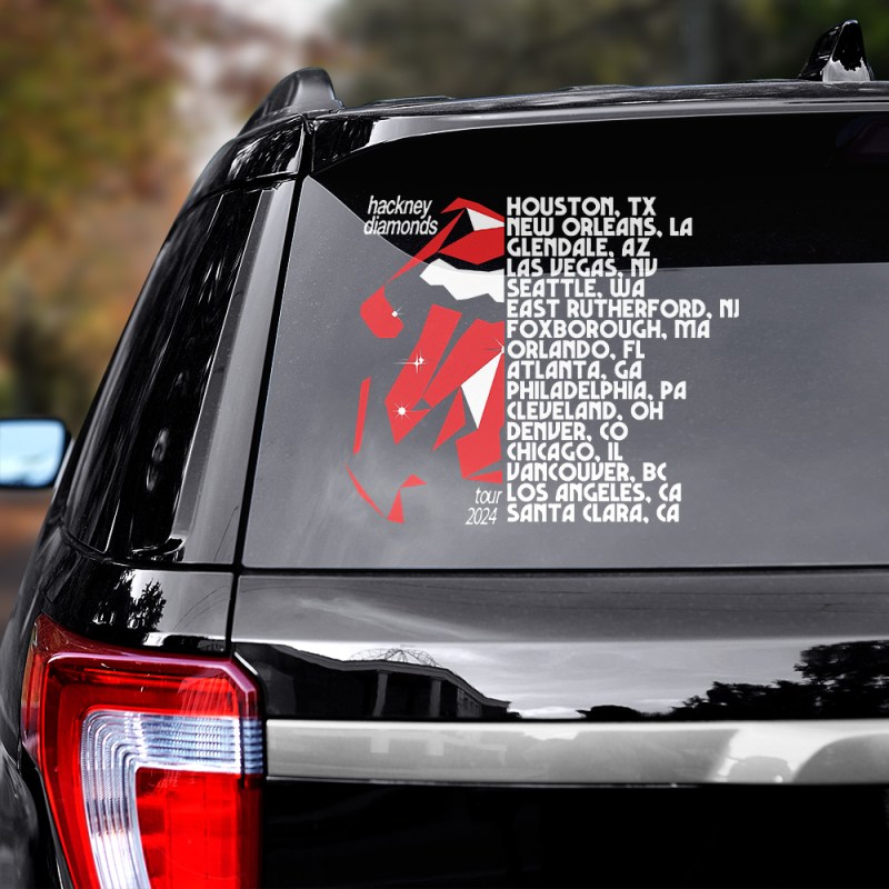 The Rolling Stones 3D Decals TANTN6173 mk1 The Rolling Stones 3D Printed Car Decal IFDDSTK0009 Idea Fanatic