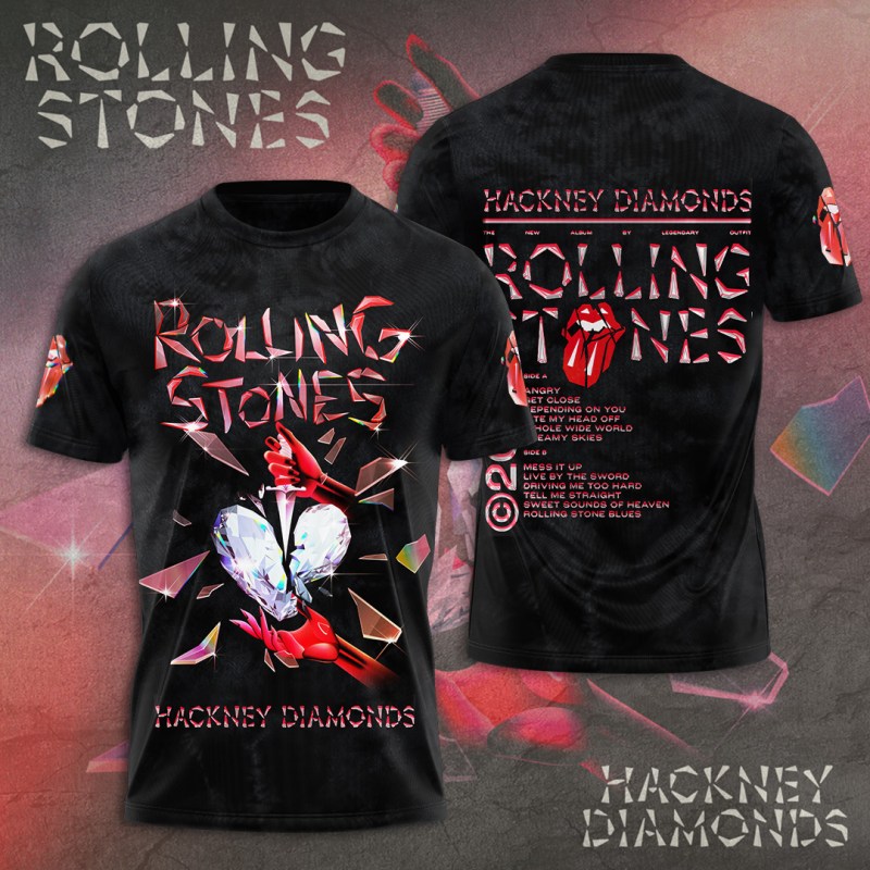 The Rolling Stones Apparels TANTN2427 T Shirt The Rolling Stones Combo 3D Apparels IFDDCLEC0077 Idea Fanatic