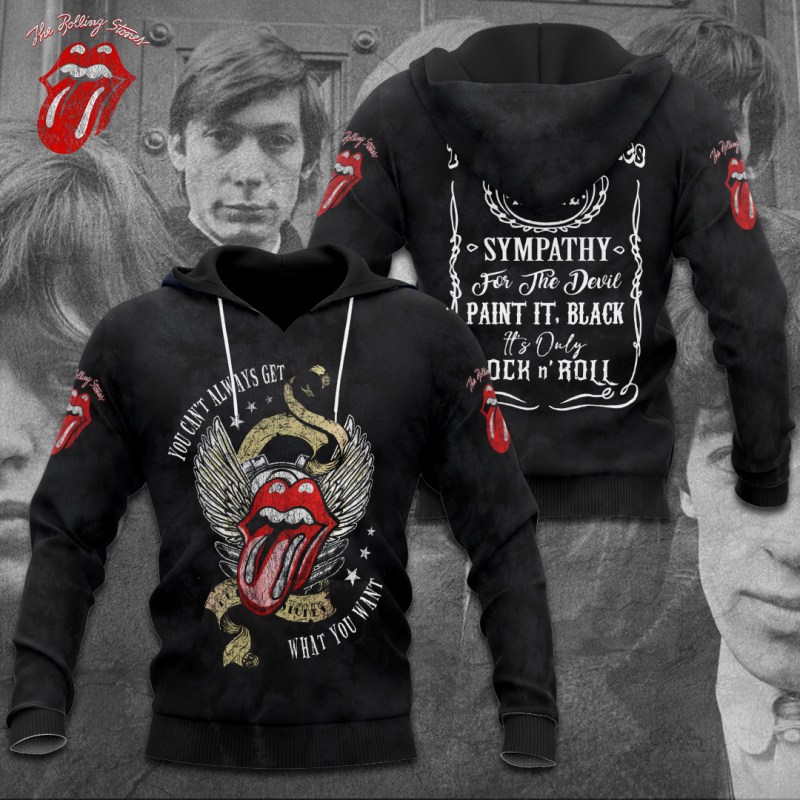 The Rolling Stones Apparels TANTN2429 Hoodie The Rolling Stones Combo 3D Apparels IFDDCLEC0079 Idea Fanatic