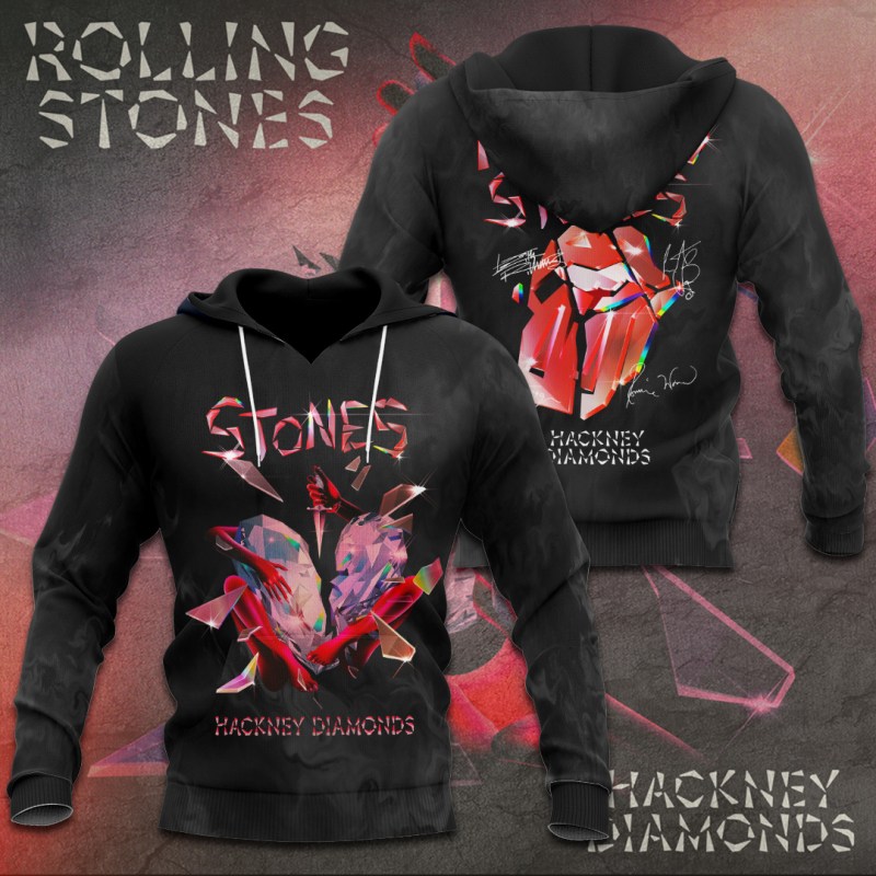 The Rolling Stones Apparels TANTN2430 Hoodie 1 The Rolling Stones Combo 3D Apparels IFDDCLEC0080 Idea Fanatic