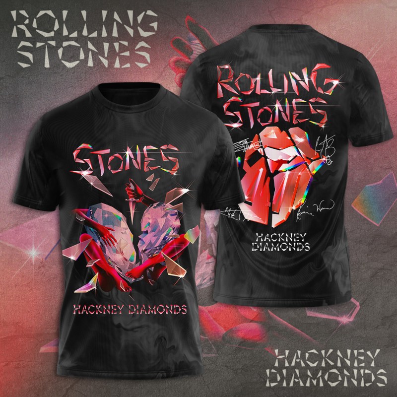 The Rolling Stones Apparels TANTN2430 T Shirt 1 The Rolling Stones Combo 3D Apparels IFDDCLEC0080 Idea Fanatic