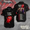 The Rolling Stones Apparels TANTN3333 Sleeve Dress Shirt The Rolling Stones Short Sleeve Button Shirt IFDDBTS0006 Idea Fanatic