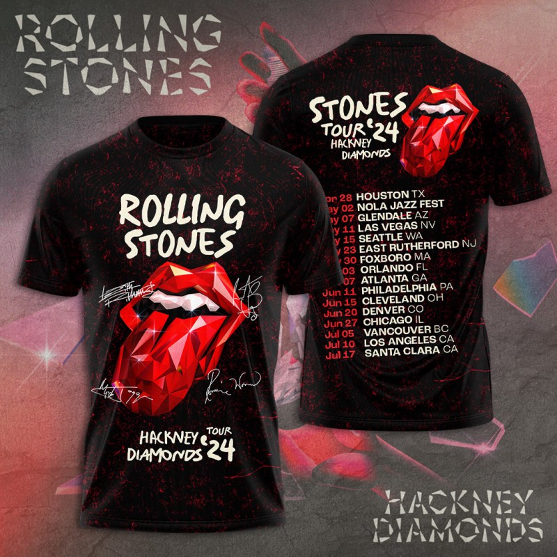 The Rolling Stones Apparels TANTN3358 T Shirt The Rolling Stones Combo 3D Apparels IFDDCLEC0086 Idea Fanatic