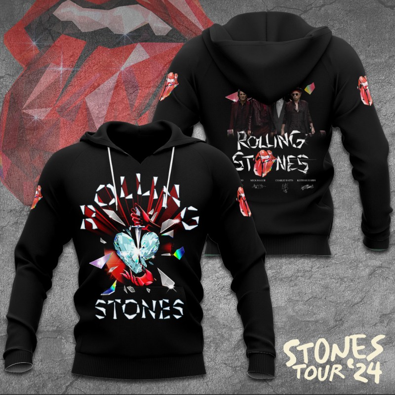 The Rolling Stones Apparels TANTN4792 Hoodie The Rolling Stones Combo 3D Apparels IFDDCLEC0037 Idea Fanatic