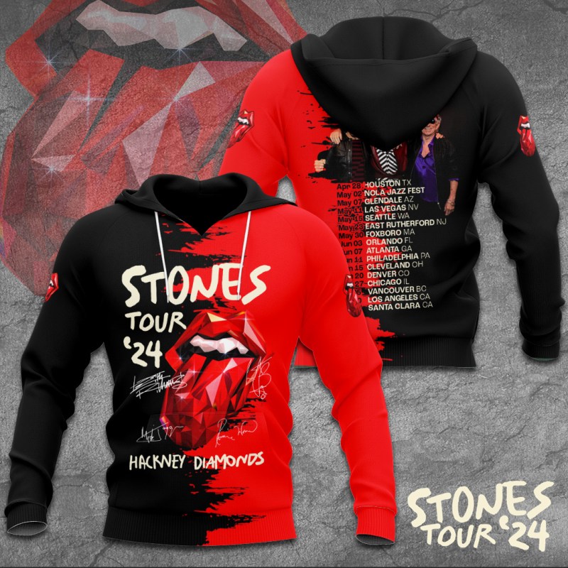 The Rolling Stones Apparels TANTN5527 Hoodie The Rolling Stones Combo 3D Apparels IFDDCLEC0042 Idea Fanatic