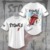 The Rolling Stones Baseball Jersey TANTN7519 The Rolling Stones Premium Baseball Jersey IFDDBSJ0011 Idea Fanatic