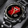 The Rolling Stones Black Stainless Watch TANTN5963 mk1 The Rolling Stones Black Stainless Steel Watch IFDDWCH0002 Idea Fanatic