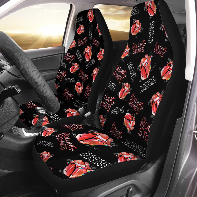 The Rolling Stones Car Seat Cover TANTN4039 mk1 The Rolling Stones 2PCS Car Seat Cover IFDDCSC0004 Idea Fanatic