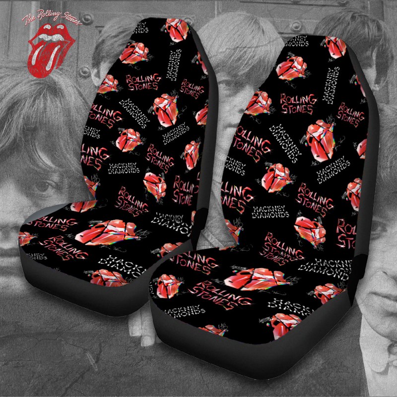 The Rolling Stones Car Seat Cover TANTN4039 mk2 The Rolling Stones 2PCS Car Seat Cover IFDDCSC0004 Idea Fanatic