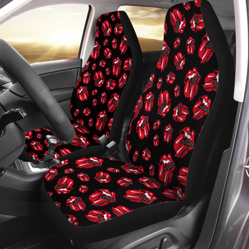 The Rolling Stones Car Seat Cover TANTN4040 mk1 The Rolling Stones 2PCS Car Seat Cover IFDDCSC0005 Idea Fanatic