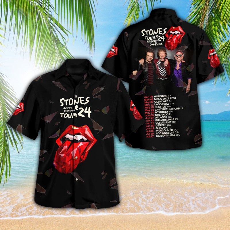 The Rolling Stones Hawaiian Shirt TANTN7478 The Rolling Stones Premium 3D Hawaiian Shirt IFDDHWS0005 Idea Fanatic