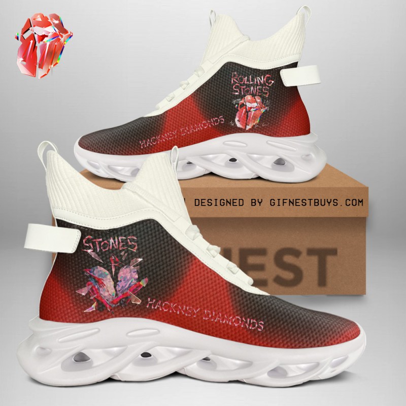 The Rolling Stones High Clunky Shoes TANTN8217 white The Rolling Stones Premium High Top Canvas Shoes IFDDHTCS0018 Idea Fanatic