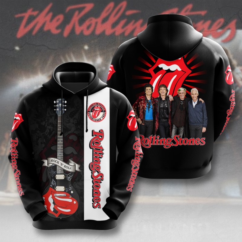 The Rolling Stones Hoodie HUNGVV2333 The Rolling Stones Combo 3D Apparels IFDDCLEC0105 Idea Fanatic